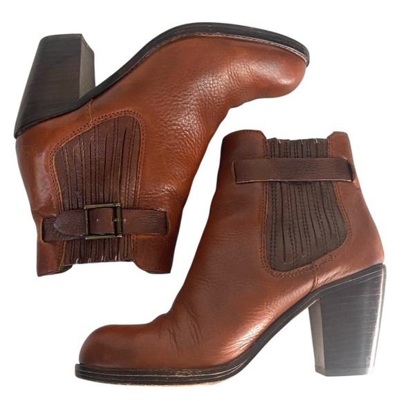 Dolce Vita Jamala Ankle Boots Cognac 7 - Picture 3 of 7